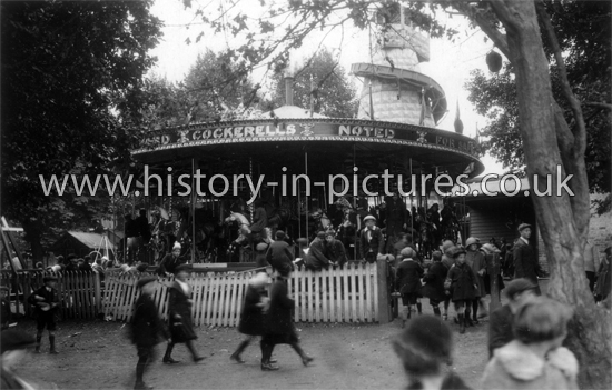 Carousel, Theydon Bois, Essex. c.1920's